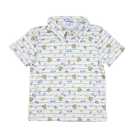 7th Inning Stretch Polo Short Sleeve Shirt