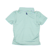 Sherbet Stripe Polo Short Sleeve Shirt