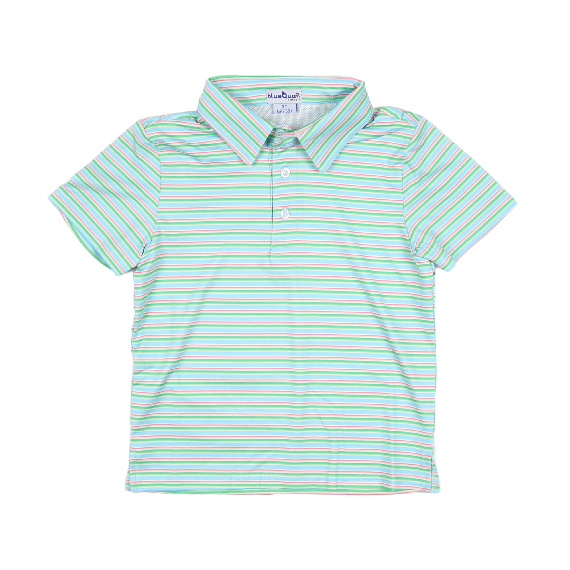 Sherbet Stripe Polo Short Sleeve Shirt