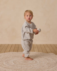 Textured Sweat Set || Frost