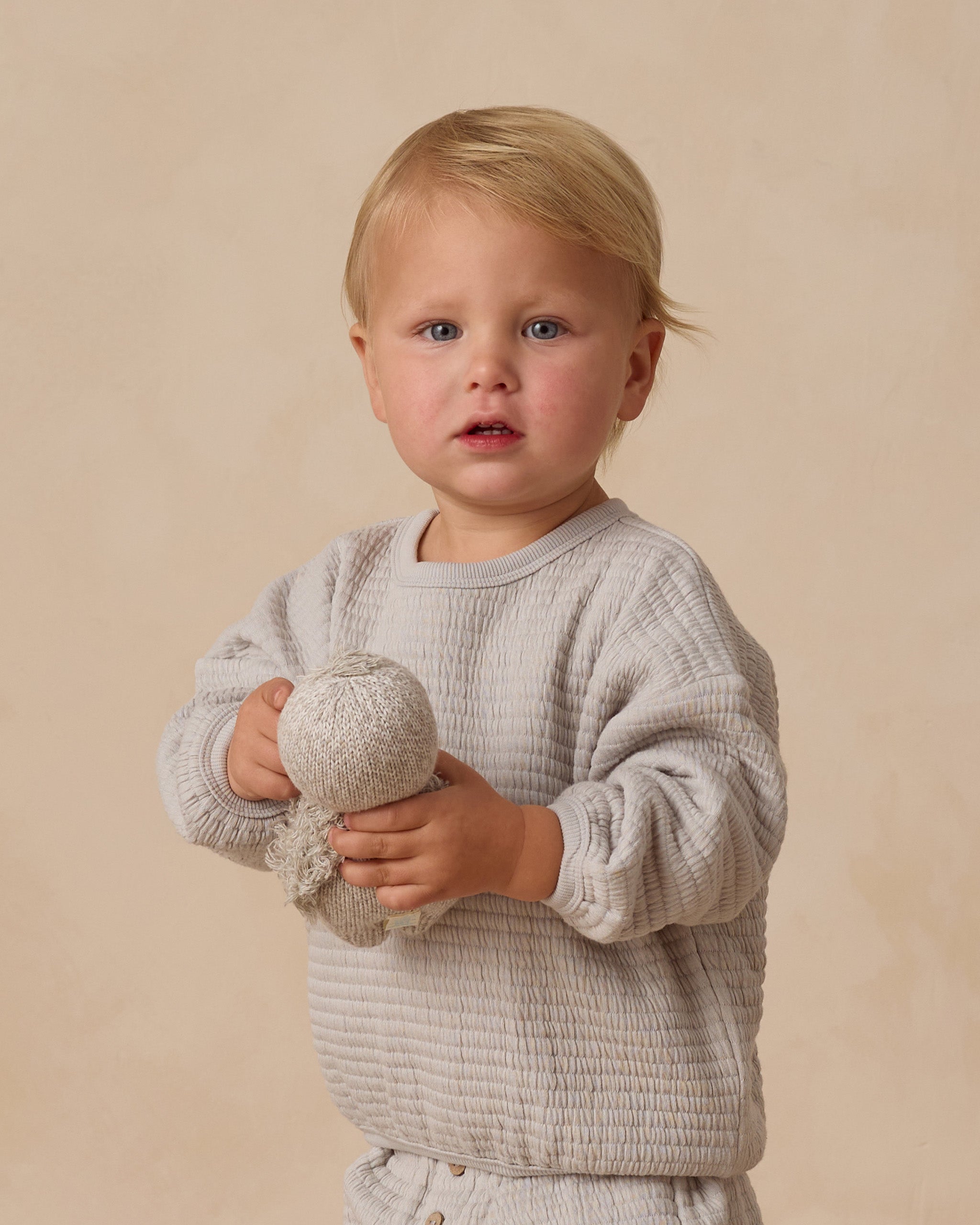 Textured Sweat Set || Frost