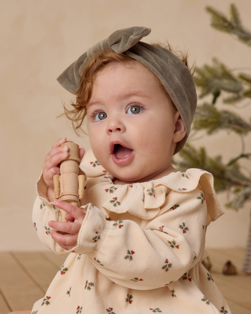 Wendy Romper || Holly Berry