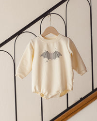 Crewneck Bubble Romper Baby Bat