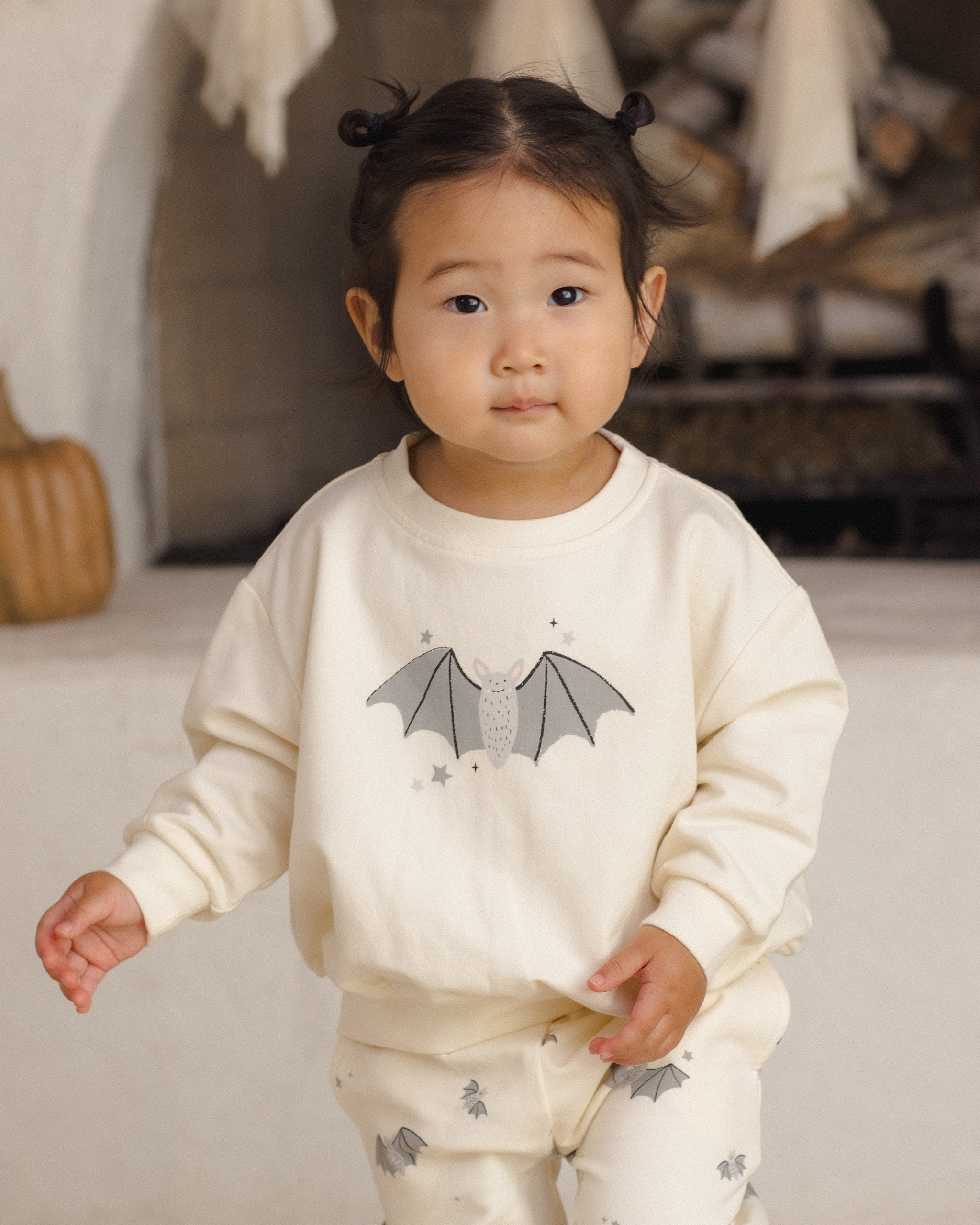 Relaxed Fleece Sweatshirt Baby Bats
