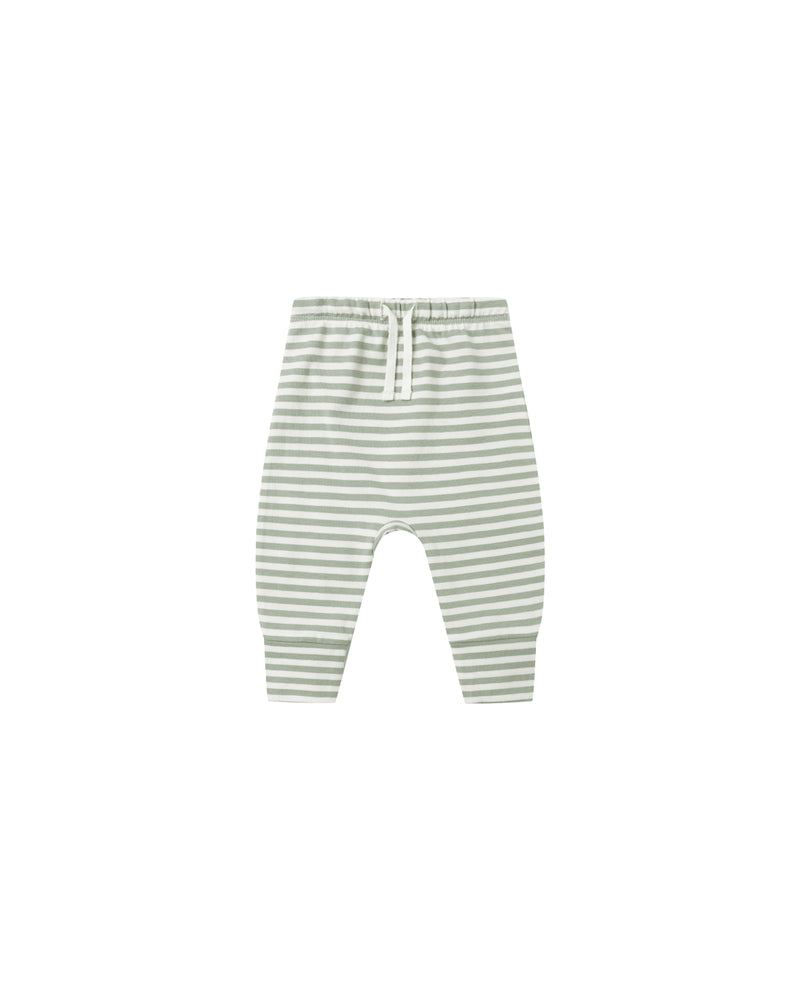 Drawstring Pant || Fern Stripe