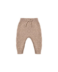 Knit Pant Heathered Almond