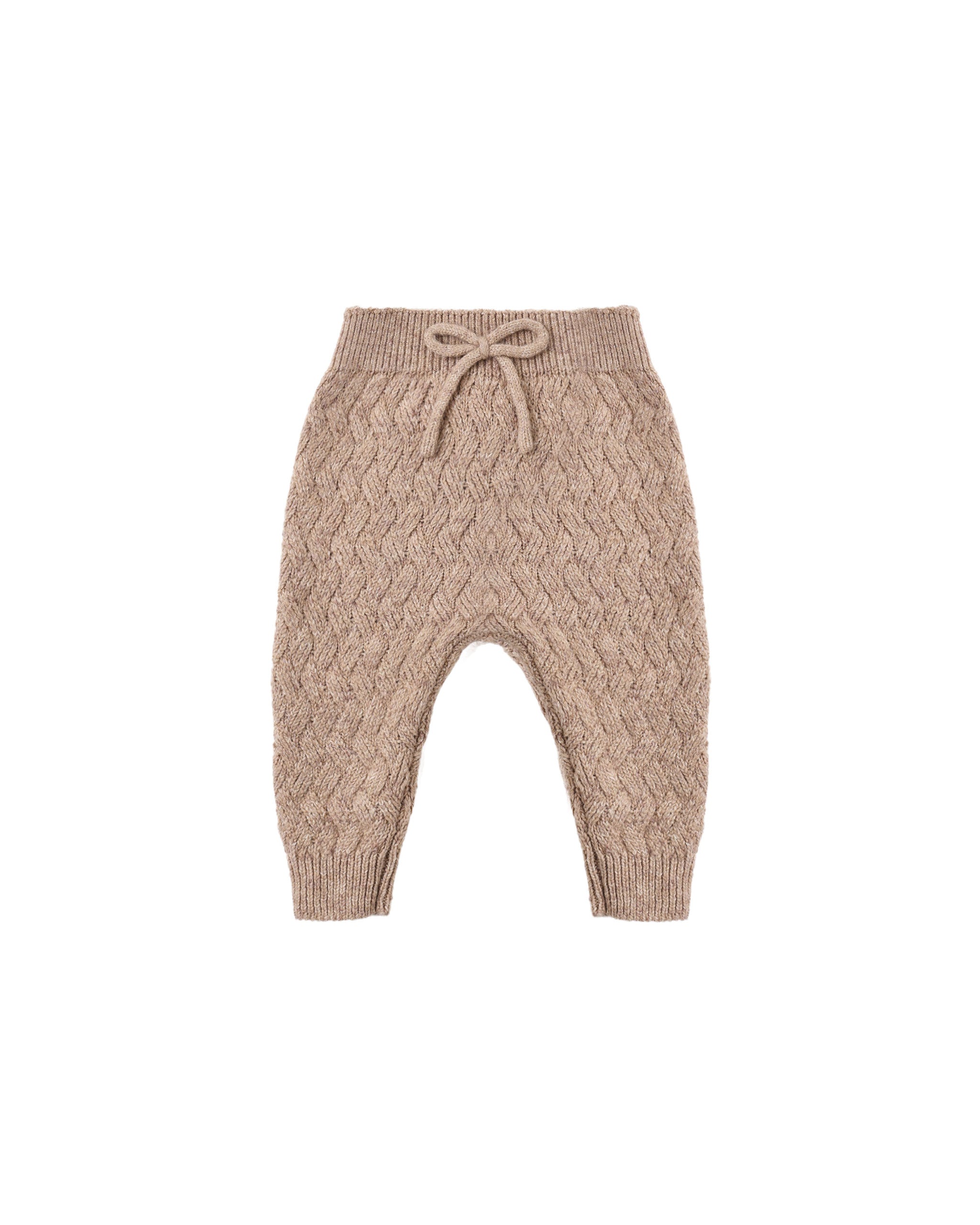 Knit Pant Heathered Almond