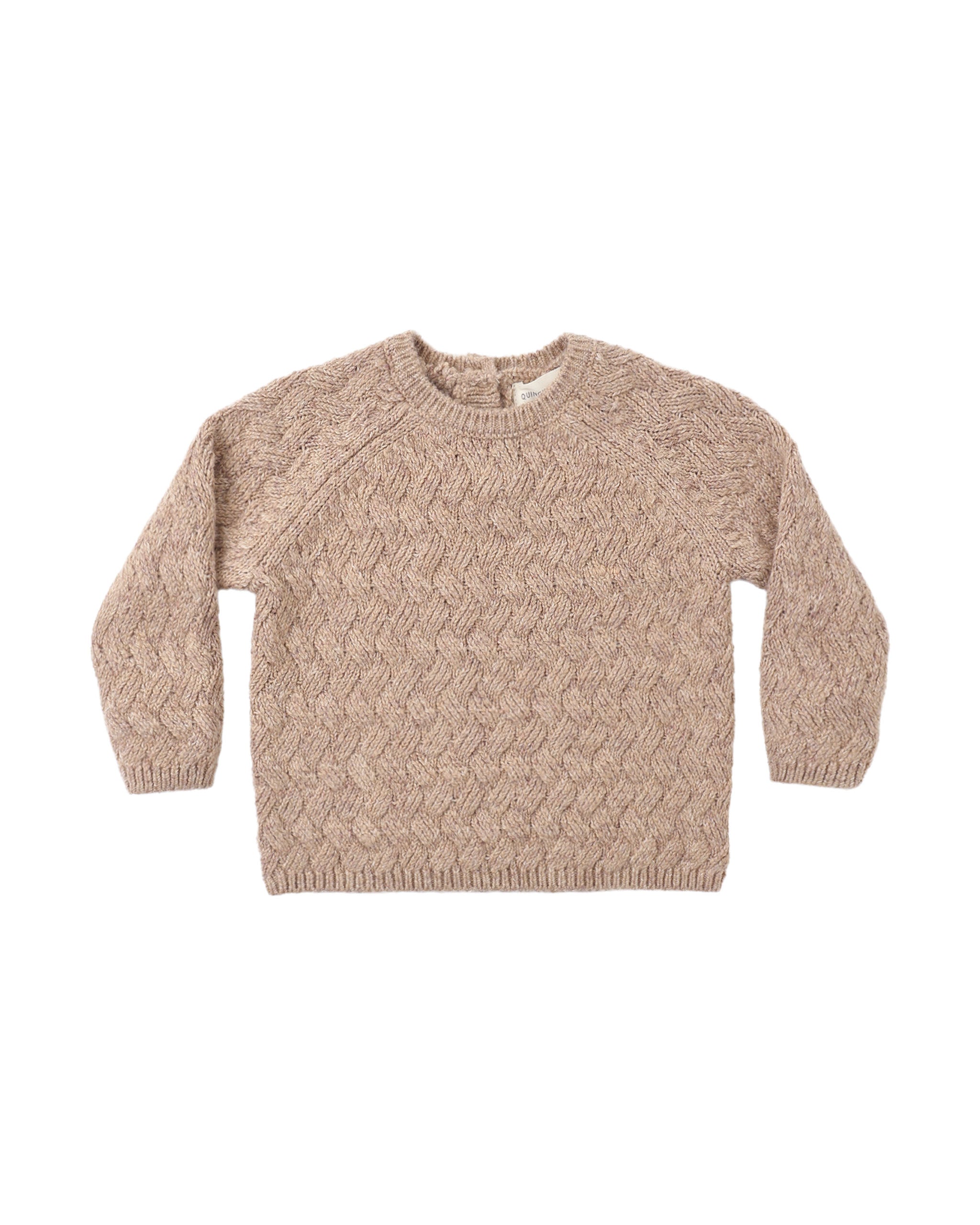 Knit Sweater Heathered Almond