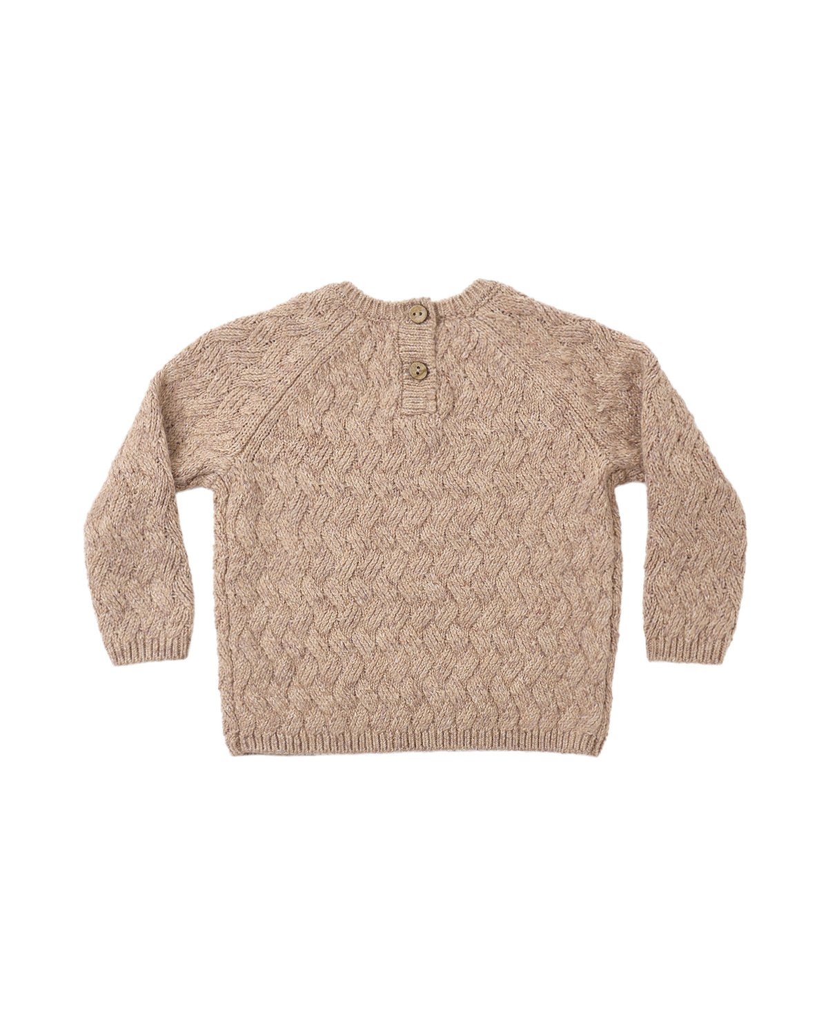 Knit Sweater Heathered Almond