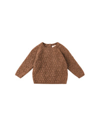 Knit Sweater || Heathered Cedar