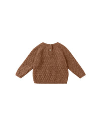 Knit Sweater || Heathered Cedar