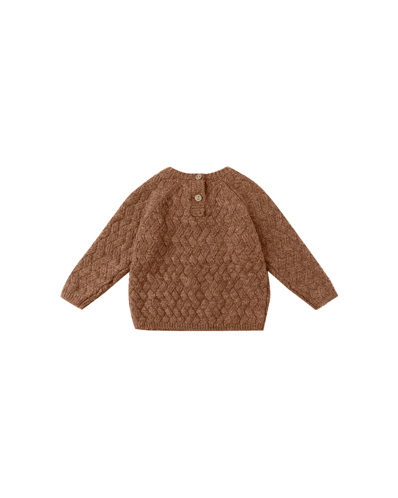 Knit Sweater || Heathered Cedar