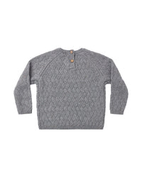 Knit Sweater Heathered Slate