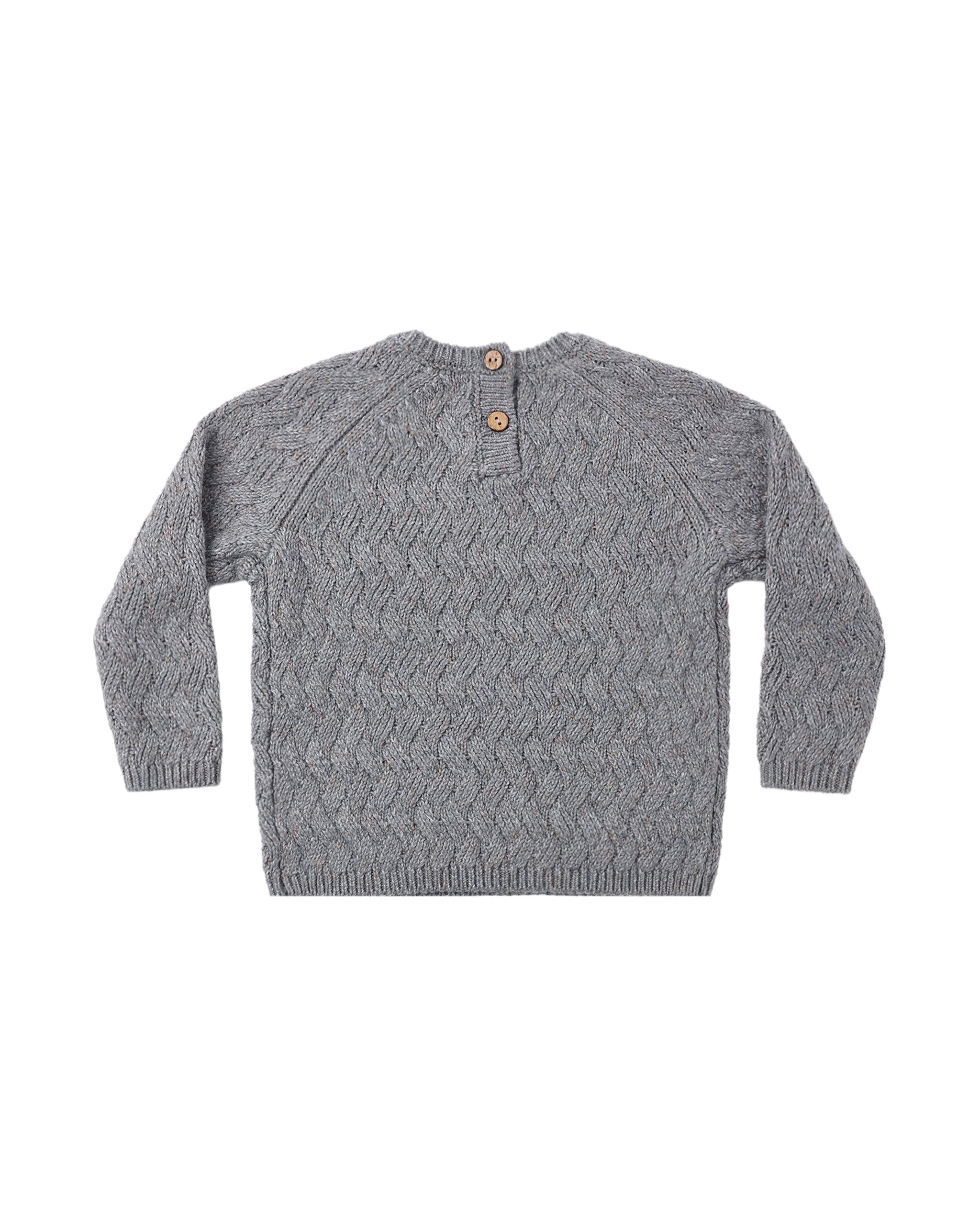 Knit Sweater Heathered Slate