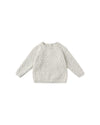Knit Sweater || Heathered Blue