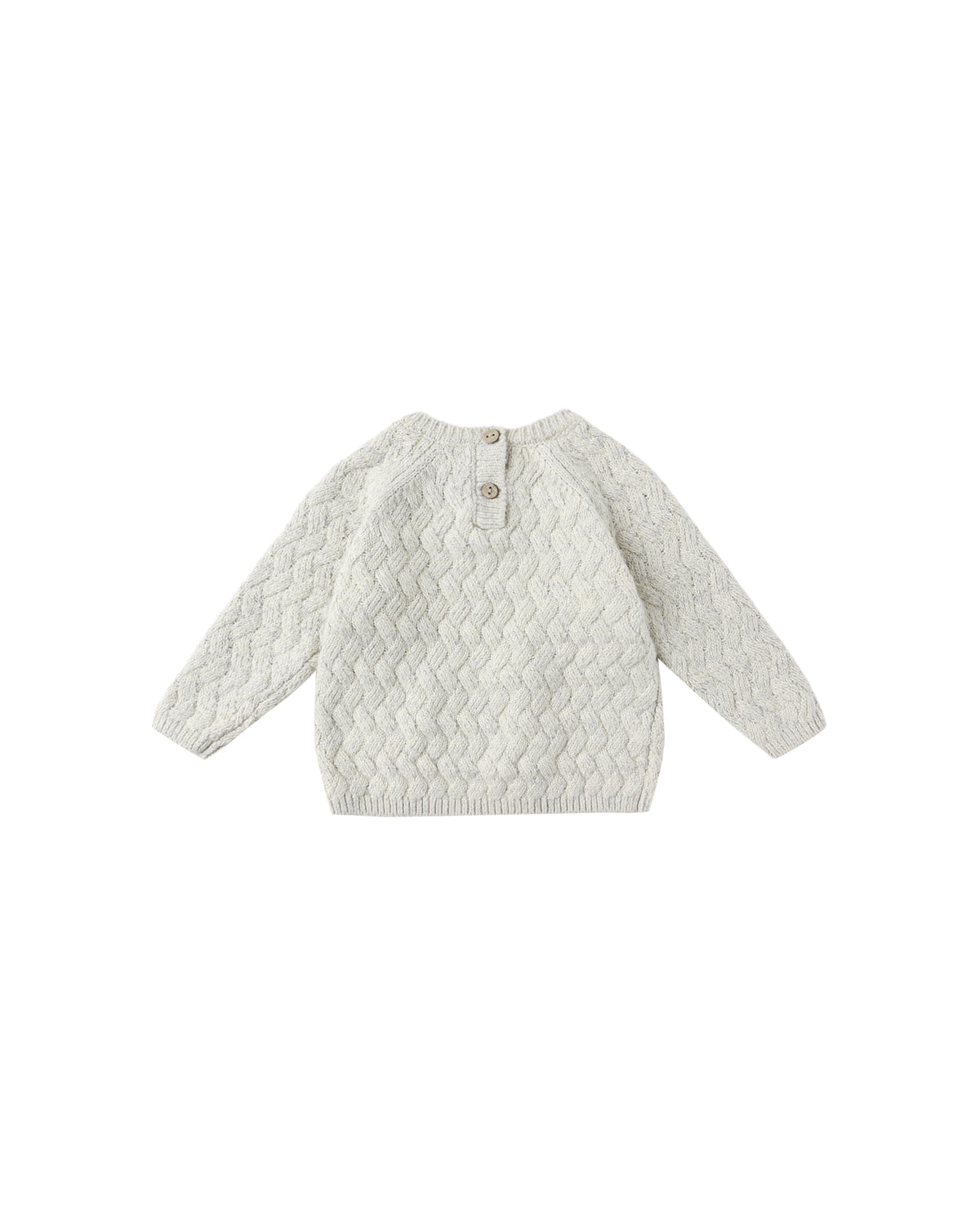 Knit Sweater || Heathered Blue
