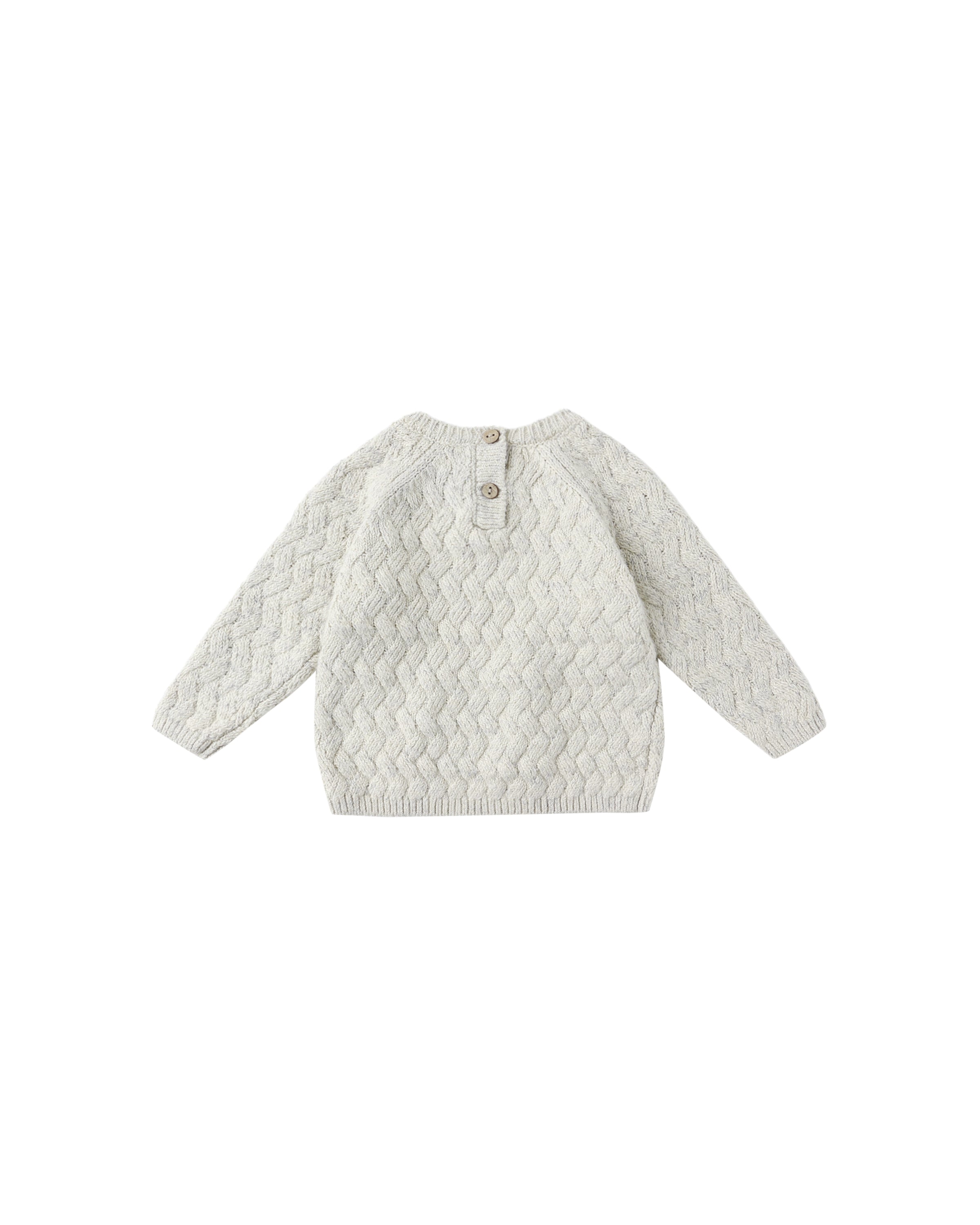 Knit Sweater || Heathered Blue