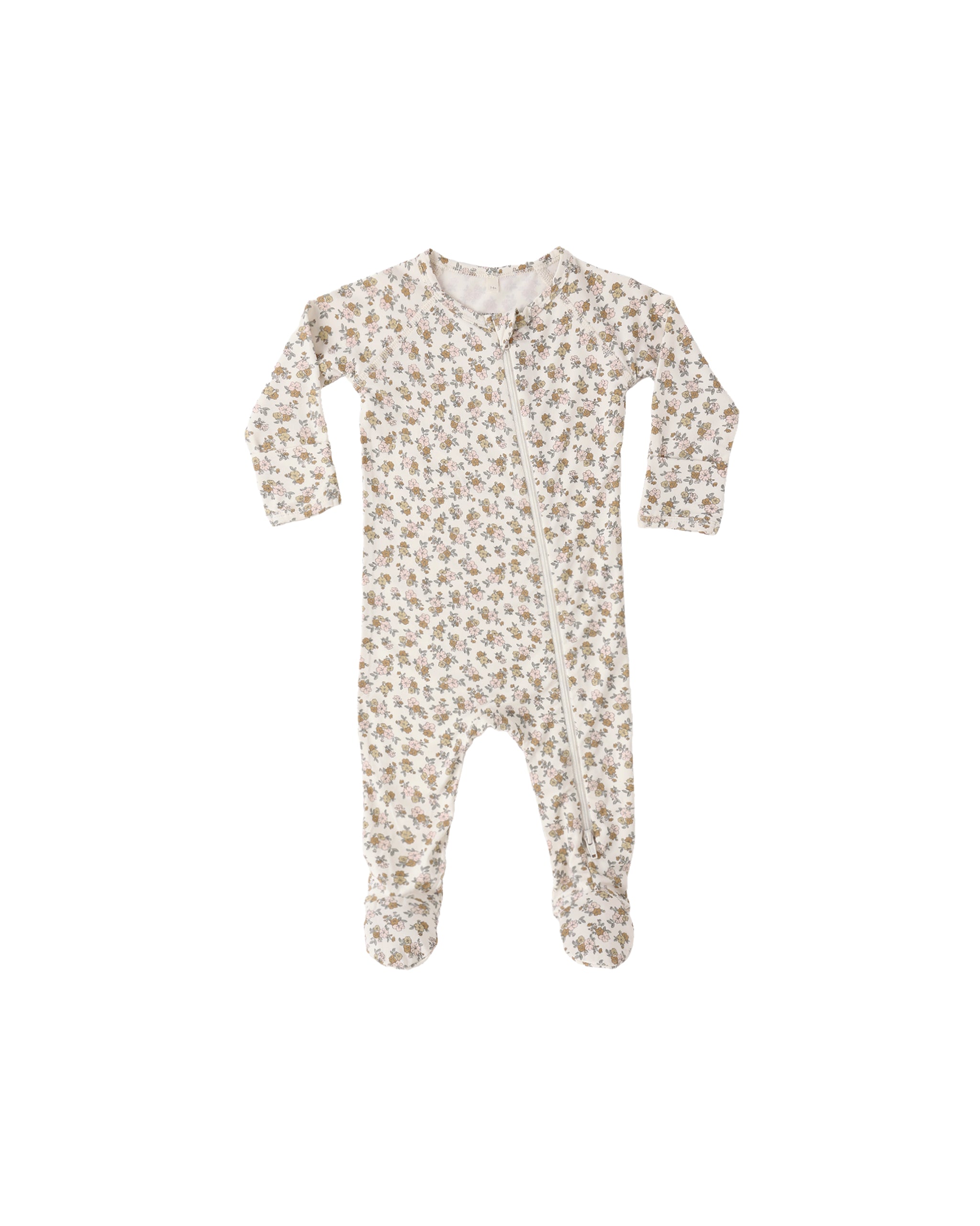 Bamboo Zip Footie || Wildflower