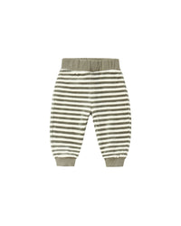 Velour Relaxed Sweatpant Spruce Stripe