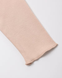 Wrap Top + Footed Pant Set Dusty Rose