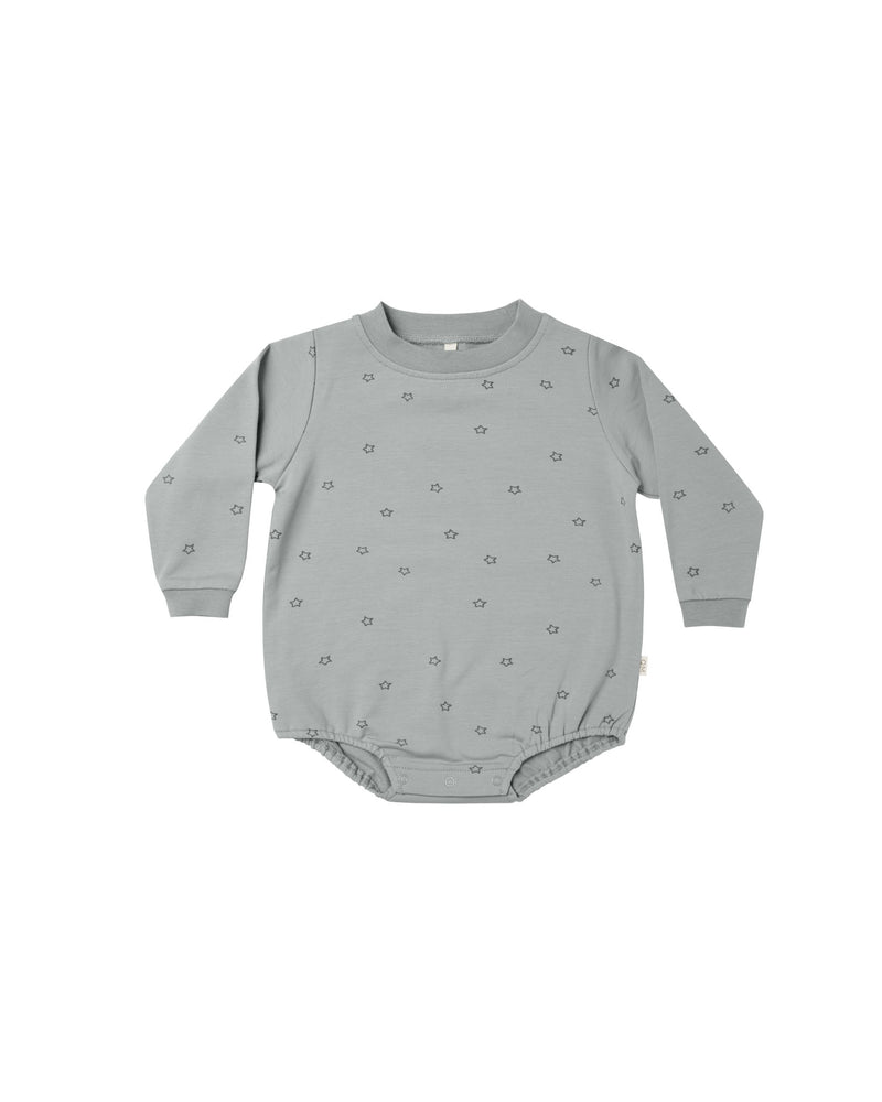 Crewneck Bubble Romper | Stars