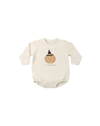 Crewneck Bubble Romper Lil Pumpkin