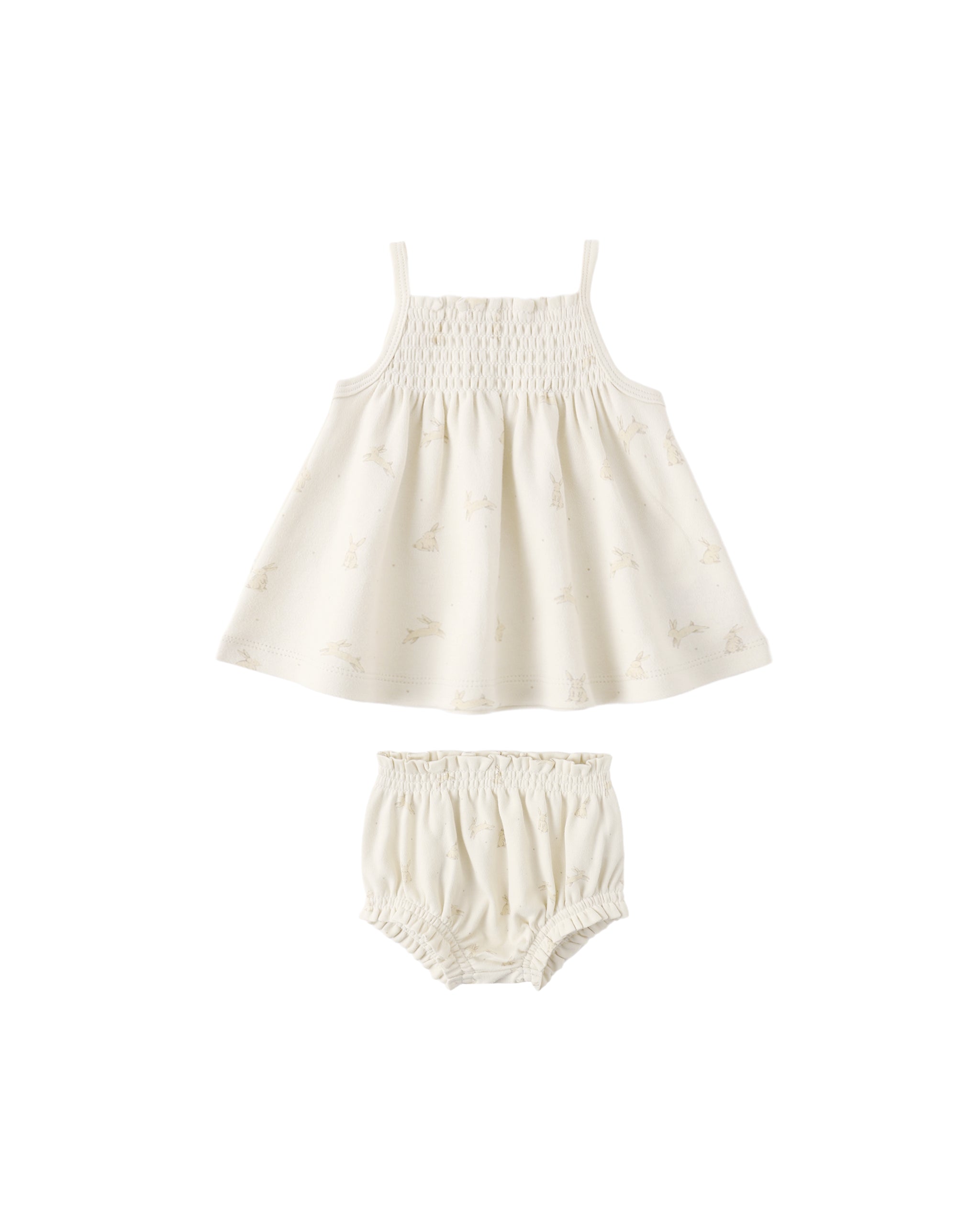 Smocked Tank + Bloomer Set || Bunnies