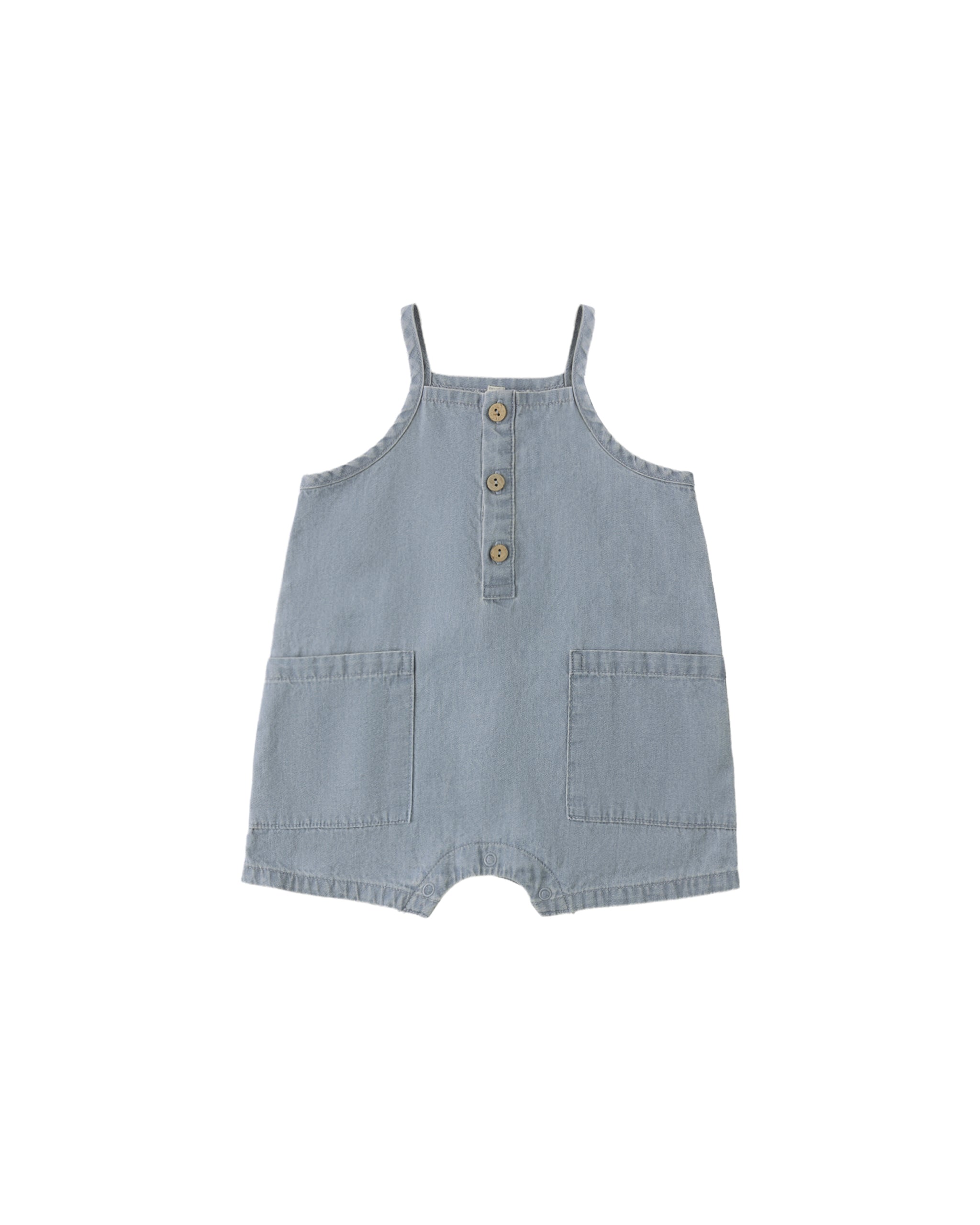 Oakley Romper || Chambray