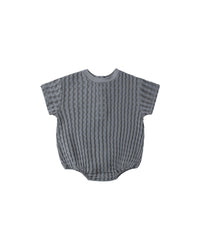 Relaxed Bubble Romper || Ocean