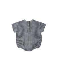 Relaxed Bubble Romper || Ocean