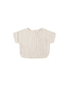 Woven Boxy Top || Cedar Check