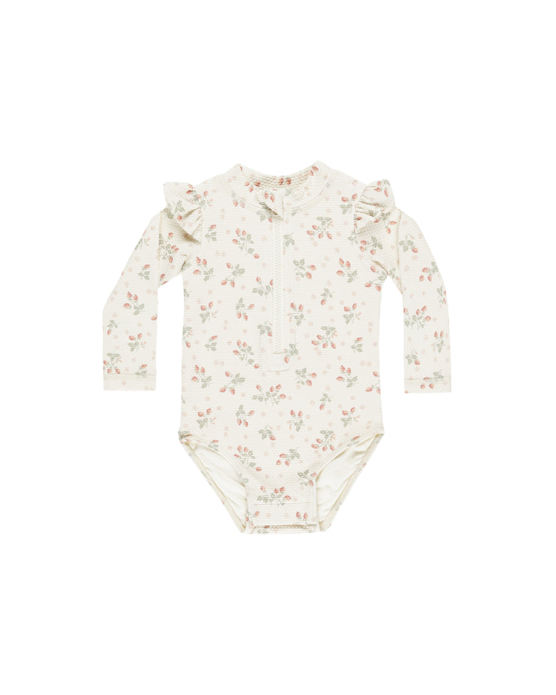 Byron Rashguard One-Piece || Strawberries