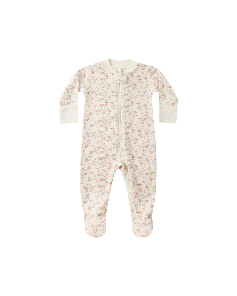 Zip Long Sleeve Sleeper Footie || French Garden