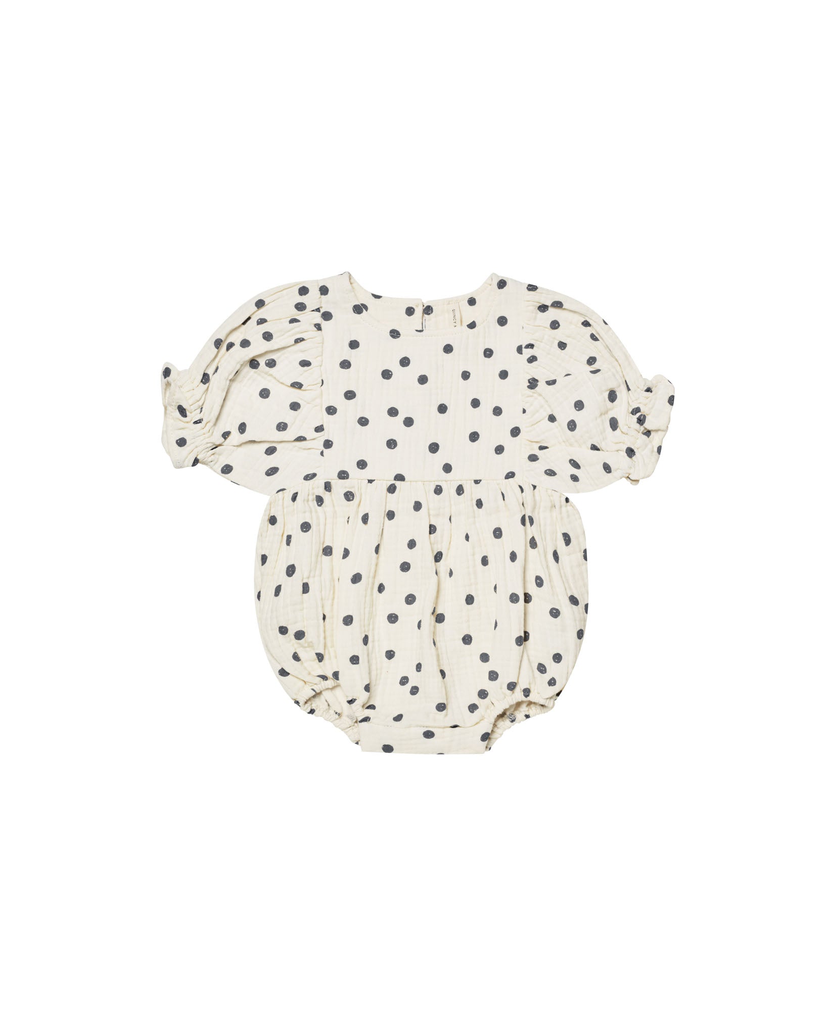 Cosette Romper | Navy Dot