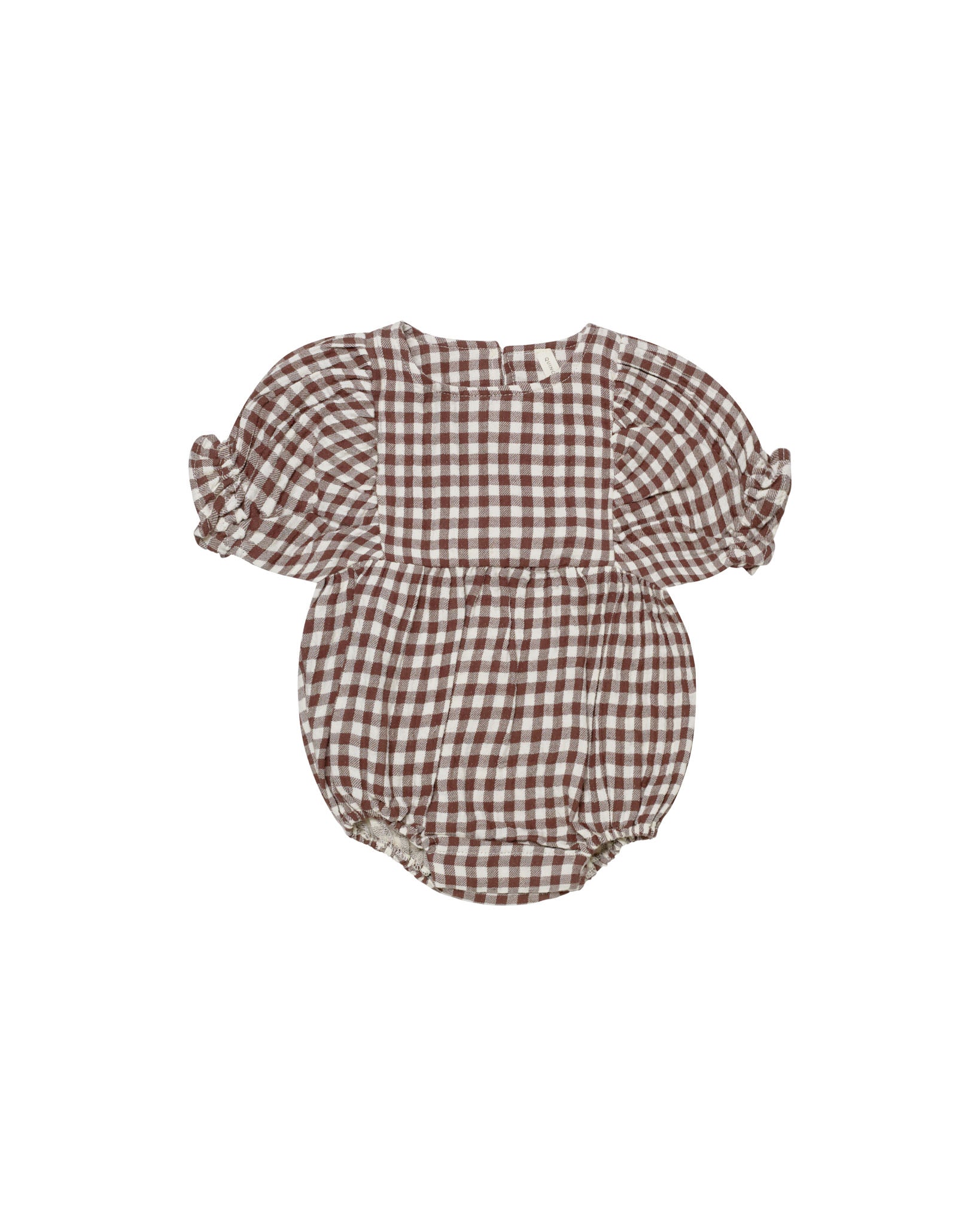 Cosette Romper | Plum Gingham