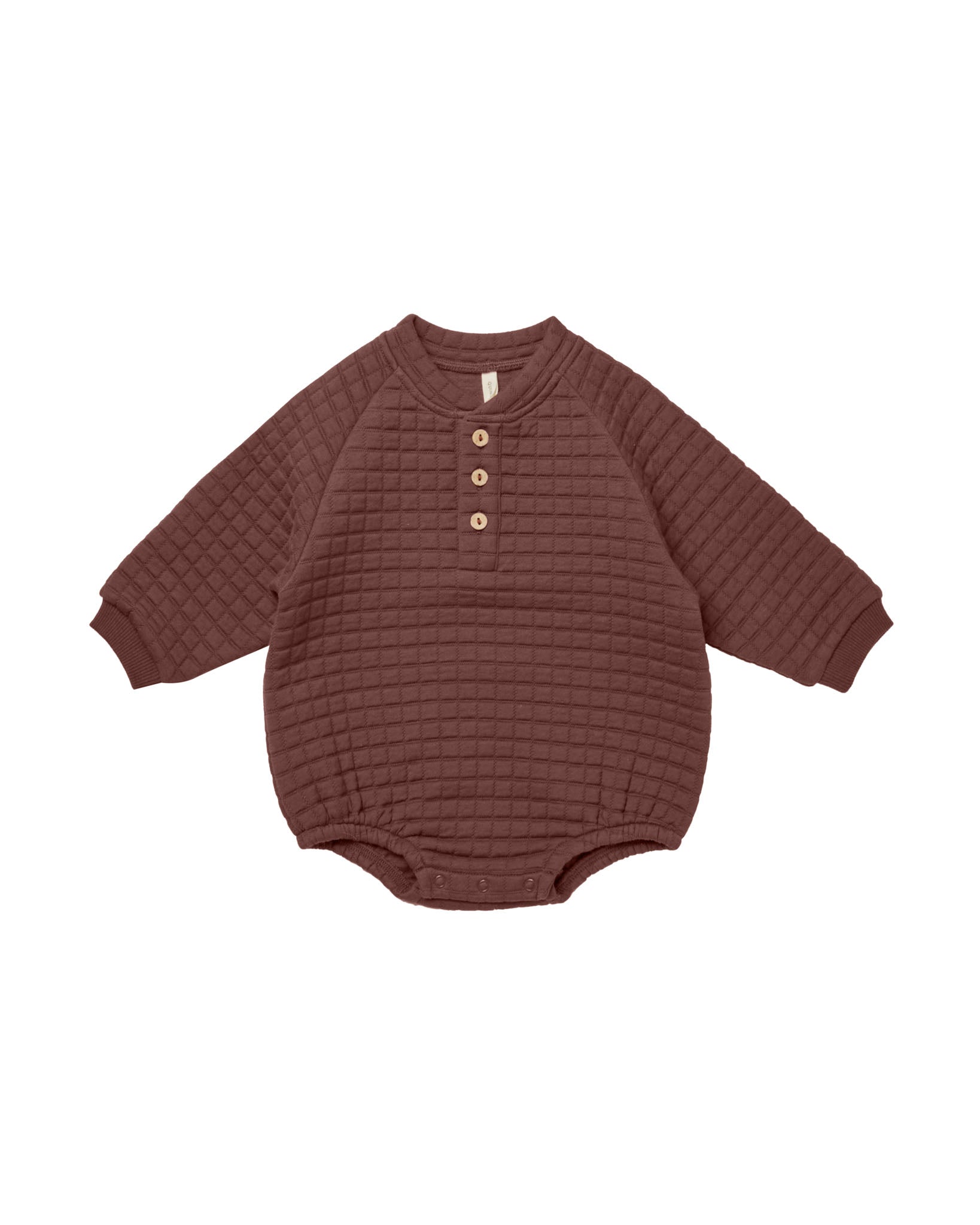 Henley Bubble Romper | Plum