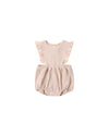 Ruffle Bubble Romper || Antique