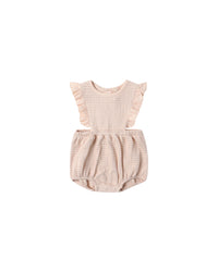 Ruffle Bubble Romper || Antique