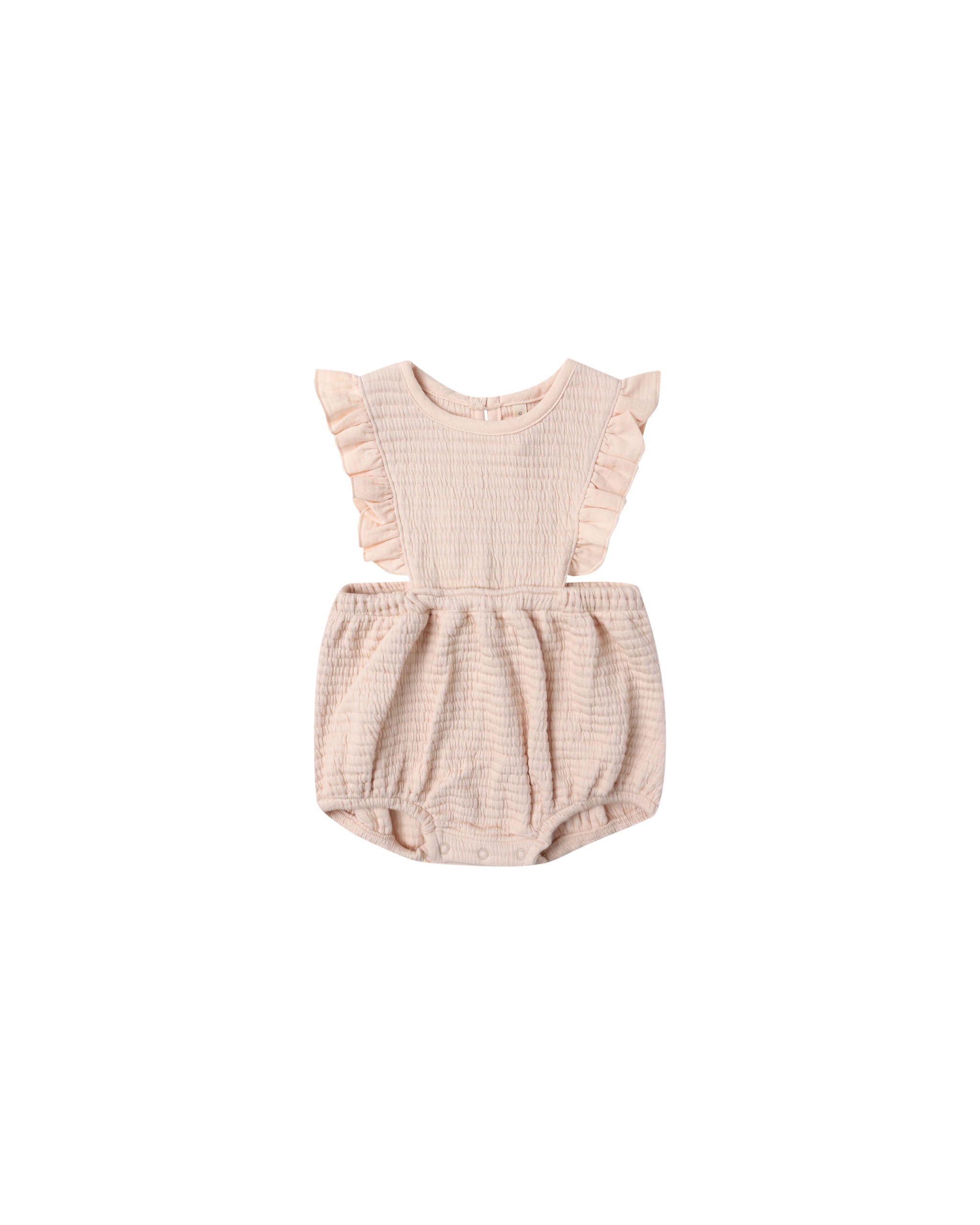 Ruffle Bubble Romper || Antique