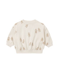 Relaxed Fleeced Sweatshirt Gingerbread