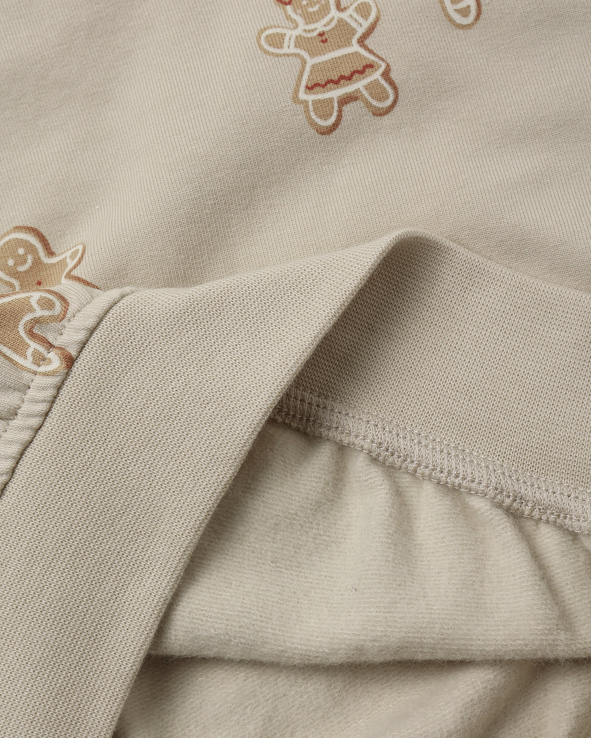 Relaxed Fleeced Sweatshirt Gingerbread