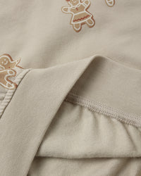 Relaxed Fleeced Sweatshirt Gingerbread