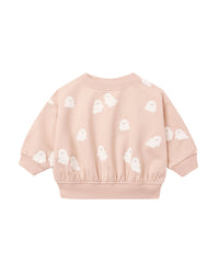 Relaxed Fleece Sweatshirt Sweet Ghost