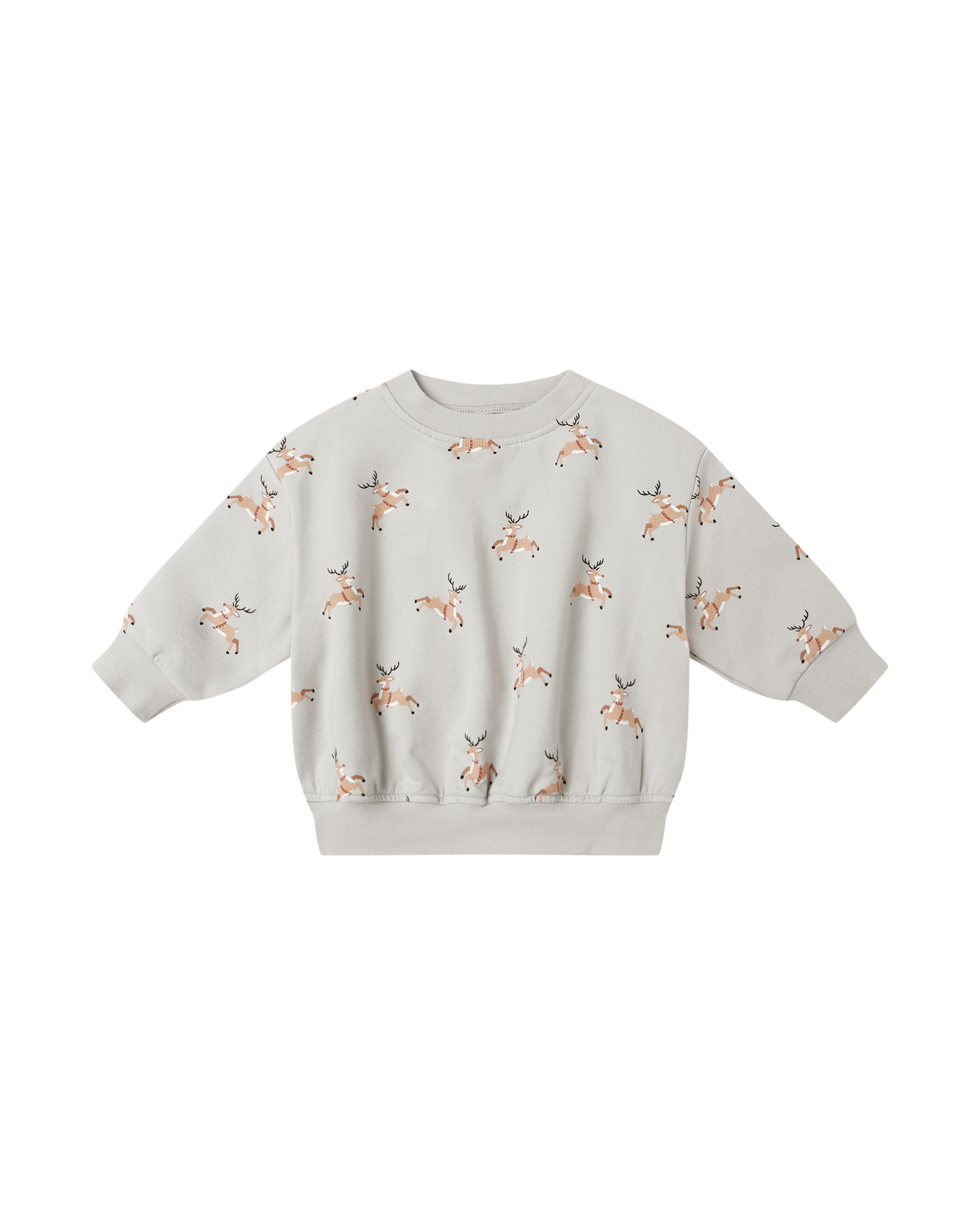 Relaxed Fleece Sweatshirt || Reindeer