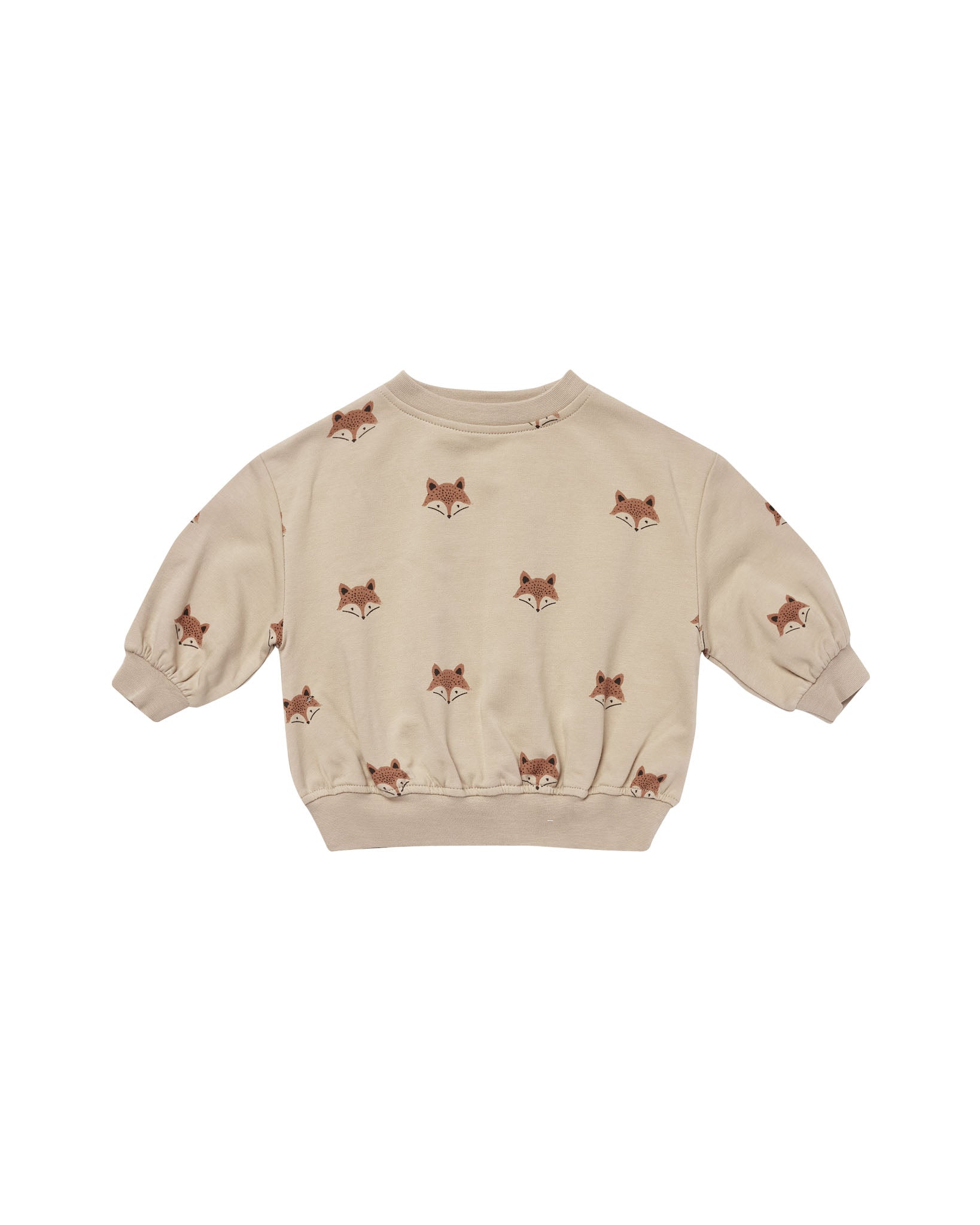 Relaxed Fleece Sweatshirt | Foxes