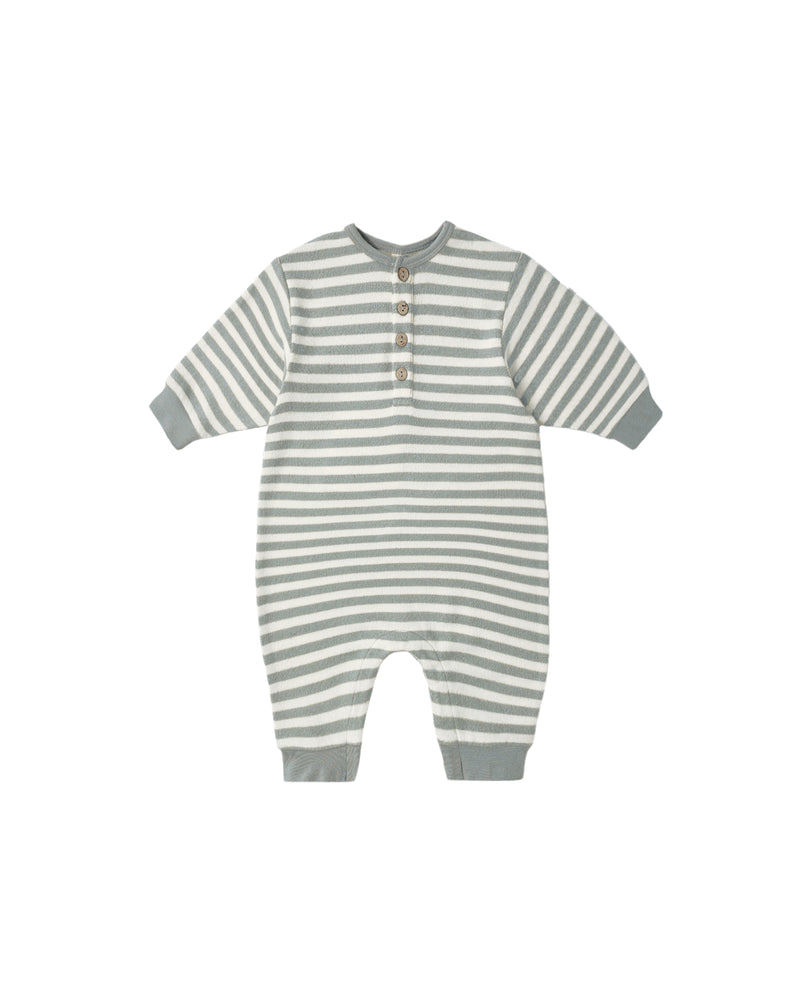 Relaxed Jumpsuit || Blue Stripe