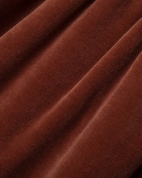 Velour Baby Dress Redwood