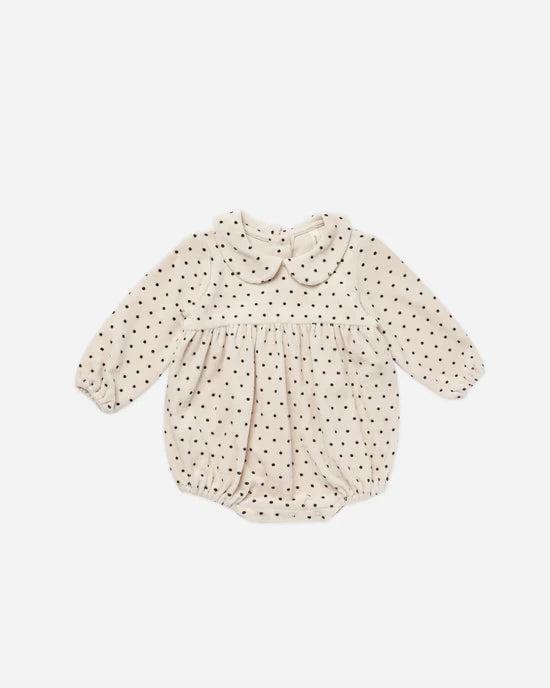 Peter Pan Romper | Polka Dot