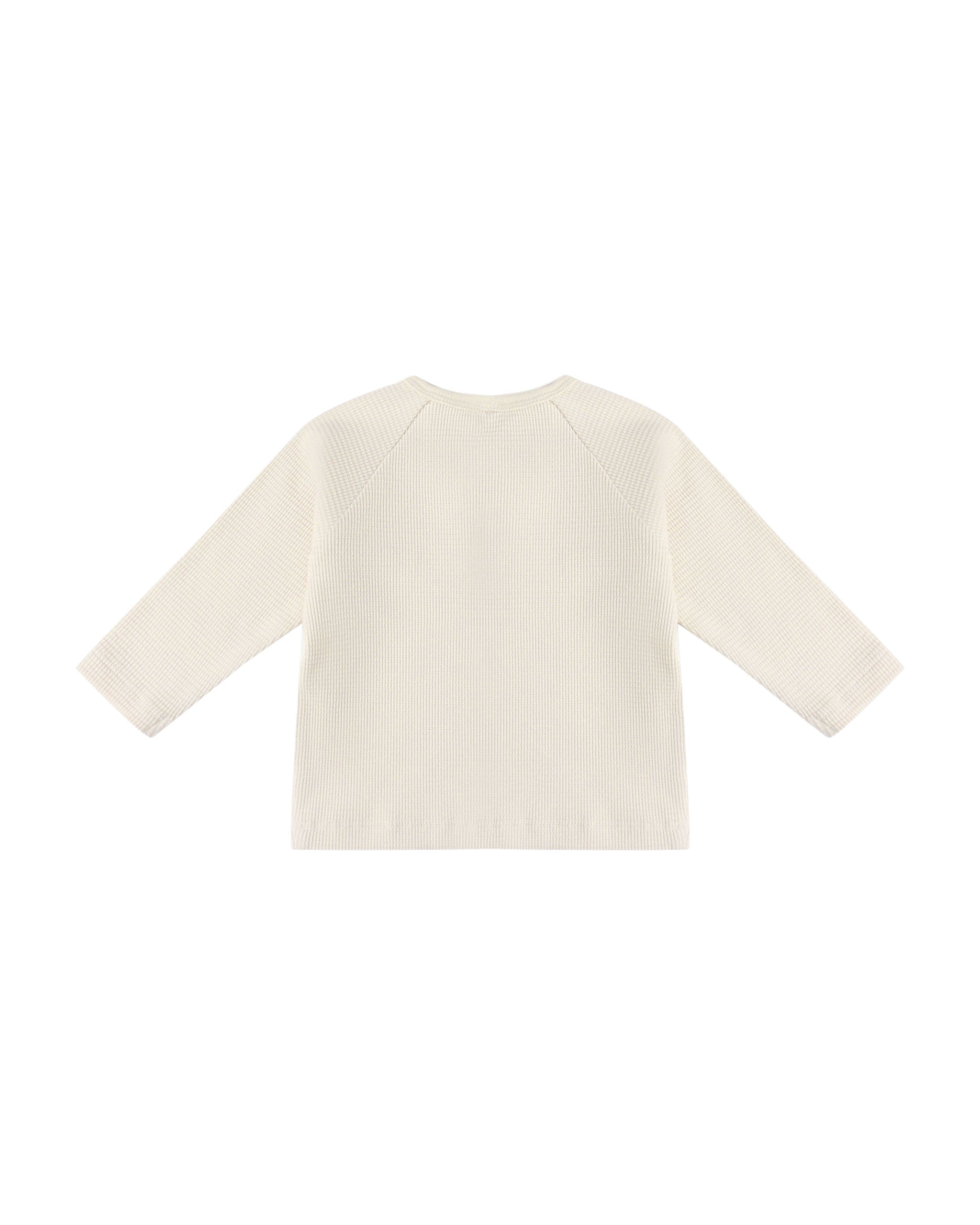 Henley Knit Top || Natural