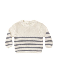 Rex Sweater Slate Stripe